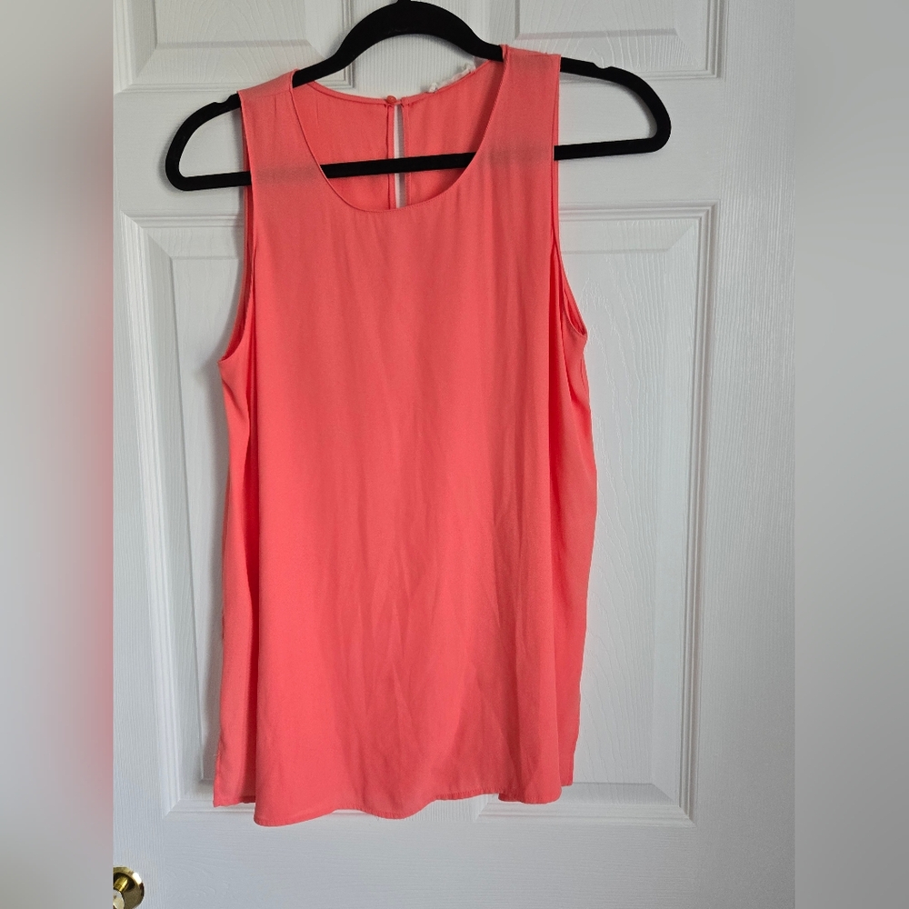 Lush Coral Sleeveless Women's Top